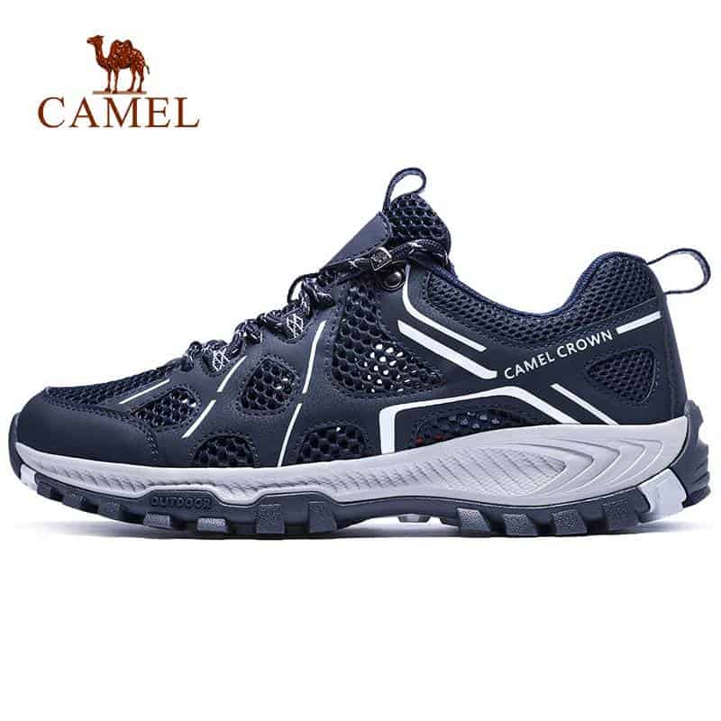 CAMEL CROWN Hiking Shoes Men Mesh Trekking Shoe Outdoor Walking Sneakers